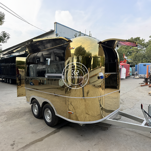 Remorques de chariot de nourriture de bretzel de glace d'acier inoxydable Chariots de vente de nourriture entièrement équipés - Product Image 4