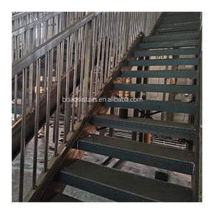 <span class=keywords><strong>Escalera</strong></span> <span class=keywords><strong>de</strong></span> Seguridad Contra Incendios Plegable y Personalizable, Moderna, <span class=keywords><strong>de</strong></span> Acero Revestido Ignífugo para Interiores - Product Image 6