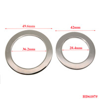 Zinc alloy dicat warna logam cincin bulat tas aksesoris Harga terbaik kustom logo logam O cincin untuk tas tangan lingkaran cincin
