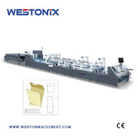 WESTONIX Machine automatique de pliage et de collage de boîtes CD à fond fermé, haute vitesse, avec réglage manuel