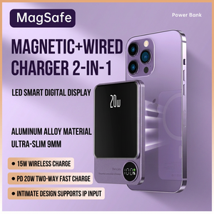 Q9 แบตสำรองแม่เหล็กไร้สาย 20W ชาร์จเร็ว 10000mAh พกพาสะดวก - Product Image 4