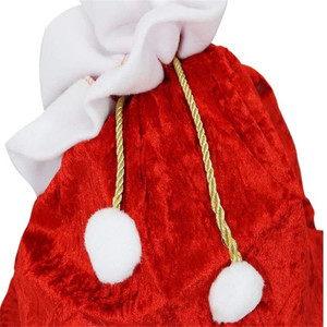 Sacchetto Regalo Personalizzato Oversize 70*100cm con Cordoncino, Decorazione Natalizia in Velluto con Babbo <span class=keywords><strong>Natale</strong></span> per Sublimazione - Product Image 3