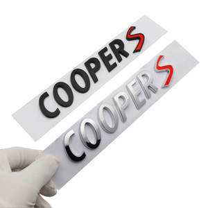 COOPERS-pegatinas originales con <span class=keywords><strong>emblema</strong></span> <span class=keywords><strong>de</strong></span> letras para coche, accesorios <span class=keywords><strong>de</strong></span> modificación <span class=keywords><strong>de</strong></span> logotipo para BMW <span class=keywords><strong>Mini</strong></span> <span class=keywords><strong>Cooper</strong></span>, calcomanías decorativas traseras para maletero - Product Image 2