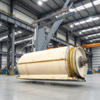 Unité de pyrolyse par craquage par lots à haut rendement de 1 à 50 tonnes pour transformer les pneus usagés, le plastique et les boues en mazout combustible