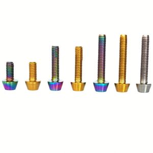 Tornillos de Titanio M5X12mm y Tornillos de Cabeza de Paraguas para Piezas de Motocicleta y Bicicleta - Product Image 1