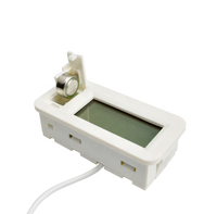 Termometer Digital Tertanam Baterai Depan TPM-30, Termometer Inkubator Tangki Ikan Akuarium Reptil Hewan Peliharaan