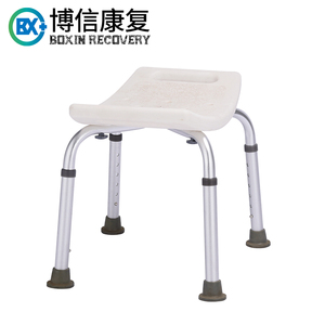 <span class=keywords><strong>Silla</strong></span> de Ducha Antideslizante con Certificación CE ISO para Personas Mayores - Banco de Baño Médico con Altura Ajustable y Orificios de Drenaje - Product Image 2
