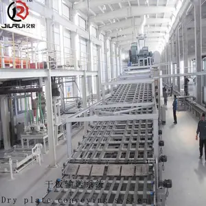 Mesin Pembuat Papan Gypsum Peralatan Otomatis Pabrik Arkade Layanan Purnajual Teknologi Canggih