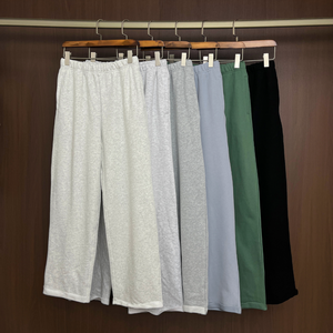 Pantalones Deportivos Largos de Cintura Alta para Mujer, Personalizados, de Invierno, Holgados, Transpirables, Anti-Pilling, de Secado Rápido, de Algodón y Poliéster - Product Image 2