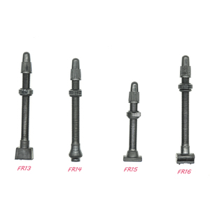 Válvula Presta sin cámara de 55mm de alta calidad, accesorios de bicicleta de aleación de aluminio negro - Product Image 1