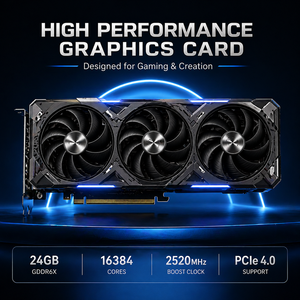 Carte graphique de jeu pour ordinateur de bureau, utilisée pour 7800 16 Go DDR5 256 bits PCI Fan, haute performance, interface mémoire 256 bits, offre des performances exceptionnelles - Product Image 6