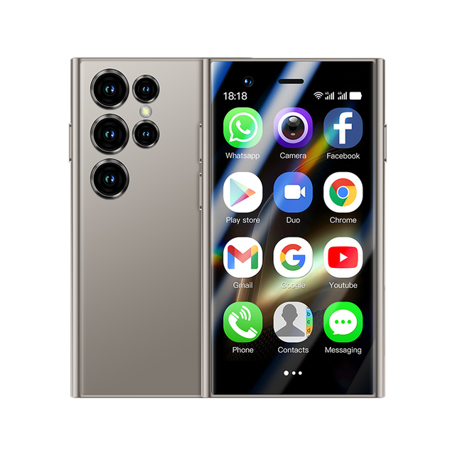 Hot Sale Soyes S24 Pro Max Mini 4G Smartphone 3.0 Inch Quad Core Dual Sim Unlocked Android 8.1 Card Mobile Phone