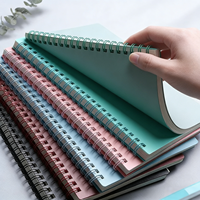 Carnet à spirale souple A4 personnalisé de luxe, imperméable, avec couverture souple, couleur personnalisée, pour étudiants, entreprises, bureaux, cadeaux