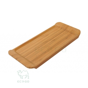 <b>Large</b> Eco Friendly Lacquered Bamboo Platter for Cake Vegetables Sushi Restaurant Serving - Product Image 5