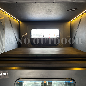 4x4 Aluminium Integrated <b>Canopy</b> with Hard up <b>Tent</b> for Pickup Navara BT50 - Product Image 4