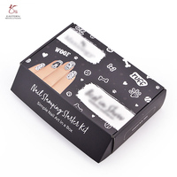 Emballage pliable de bonne qualité, boîte en papier à pression sur les ongles, emballage personnalisé pour vêtements, boîte postale ondulée avec logo