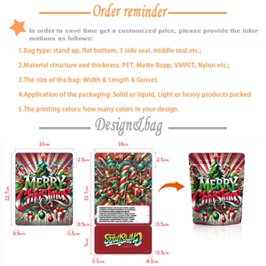 Bán buôn in ấn nắp kéo mùi bằng chứng đứng lên bao bì túi 3.5G/7G/1oz/1lb Túi Ziplock tùy chỉnh in túi Mylar - Product Image 5