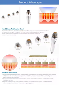 Dispositivo Portátil de Microagujas RF 2 en 1, Diseño Más Reciente 2026, con Puntas Aislantes para Eliminación de Cicatrices, Reafirmación y Tensado de la Piel - Product Image 4
