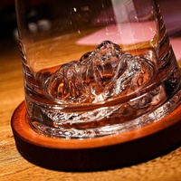 Luxe Mount Fuji Design Borosilicaatglas Shot Glas Clear Drink Wijn Glas Cup Whisky Rocks Tuimelaar Bar Spirit Glazen