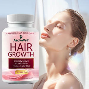 Aeglewell OEM/ODM Integratore di Biotina <span class=keywords><strong>Best</strong></span> Seller per Pelle, Capelli e Unghie Formula Personalizzata Capsule di Biotina, Collagene e Cheratina - Product Image 1