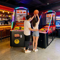 Machine de basket-ball, dispositif de pointage électronique, machine de jeu d'arcade de basket-ball, machine de tir au basket-ball automatique