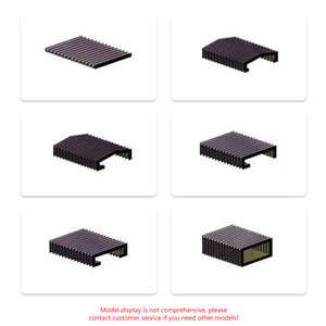 Risheng Cache-boudin télescopique pour rail de guidage, protection plate - Product Image 5