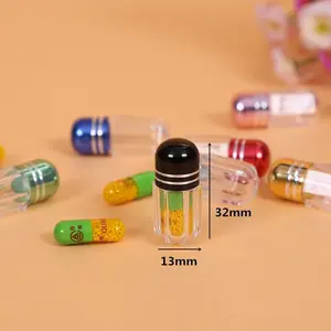 Mini Empty Small Plastic Supplement Kapsel verpackungs flaschen Einzel kapsel schalen Rhino Sexual Enhancement Pille Verpackung Bott