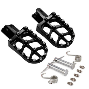 ที่พักเท้าอะลูมิเนียมอัลลอย CNC 130มม. แป้นเหยียบรถจักรยานยนต์สีดำสำหรับ CRF50 XR70 CRF110 SSR SDG xmotor - Product Image 1