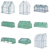 Mini serres de jardin en plastique pour serres avec cadre