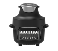 Friteuse à air électrique à commande numérique moderne avec une capacité de 3,5 à 4,0 L, en verre antiadhésif, facile à nettoyer, pour usage domestique et hôtelier, garantie d'un an