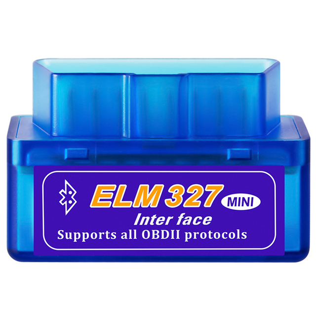 Mini V2.1 Wireless Bluetooth OBD II Scan Tool and Code Reader Compatible with Android and PC for Vehicle Use