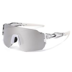 Cycling Glasses Full Rim Spherical Lens <b>Polycarbonate</b> UV Protection Anti Slip Outdoor Sports Sunglasses For Women - Product Image 4