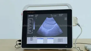 ماسح ضوئي تشخيصي الطبية المحمولة 15 بوصة ماكينات بالموجات فوق الصوتية echograph 2D البيطرية الموجات فوق الصوتية