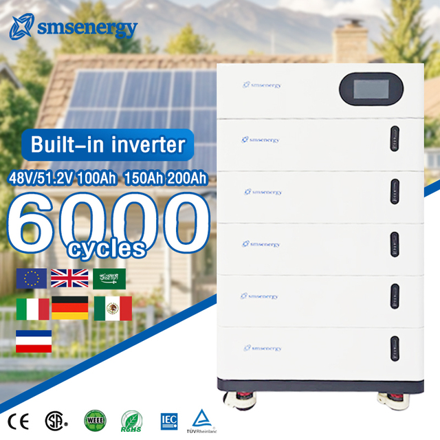 2025 48V/51.2V LiFePO4 Battery 10kWh/15kWh off Grid Industrial Commercial Energy Storage System with Liquid Cooling 6000 Cycles