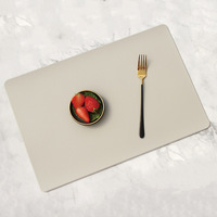 Tapis de table carrés écologiques en tissu recyclé, style nordique classique pour cuisine et salle à manger