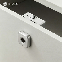 Serrure de tiroir à empreinte digitale, serrure de sécurité électronique intelligente intégrée pour armoire, classeur, armoire à chaussures, rangement