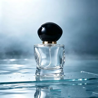 Flacons de parfum en verre transparent mini 15 ml au design unique, vente chaude, stock d'usine en gros, flacon de parfum portable en verre