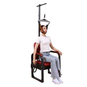 KS Cervical <b>Traction</b> Chair Electric <b>Neck</b> Support Red Comfortable Massage Health Chair For Home Use - Product Image 3