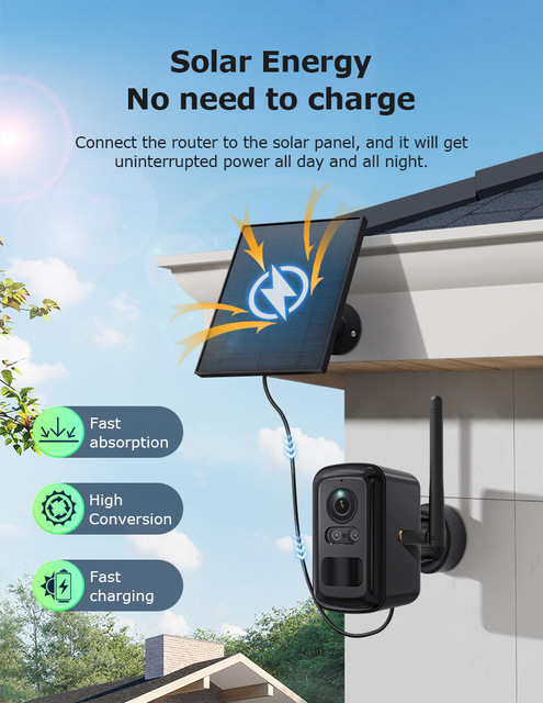 4MP Wifi Wireless Solar Camera Kit Night Vision Full Color 600m Wifi Repeater Enhances Signal Transmission Solar Repeater Camera
