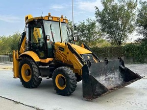 Chargeuse-pelleteuse JCB 3CX d'occasion, originale du Royaume-Uni, sur chenilles, diesel, jaune, capacité de la benne de 1,0 m³, excavatrice de construction - Product Image 3