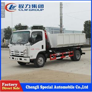 Suministro directo de fábrica <span class=keywords><strong>ISUZU</strong></span> 4X2 5Ton Hook Lift Truck Hook Arm Dumpster Garbage Truck <span class=keywords><strong>Precio</strong></span> - Product Image 4