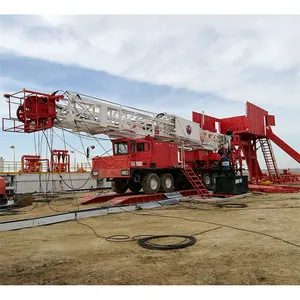 5800m oilfield kedalaman 5800m truck-mount drill rig XJ450 pengeboran harga pabrik dan workover