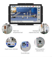 Panel PC Industrial Todo en Uno de 15.6 Pulgadas, 8GB/16GB RAM, Full HD 1920x1080, J1900 I3 I5 I7, Windows 10, Pantalla Táctil, Puerto USB, en Stock