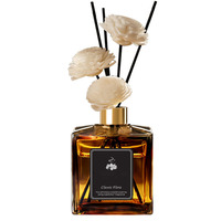 Diffuseur d'huiles essentielles sans flamme pour la maison, désodorisant d'intérieur pour toilettes, bouteille parfumée, fleurs séchées, assainisseur d'air longue durée
