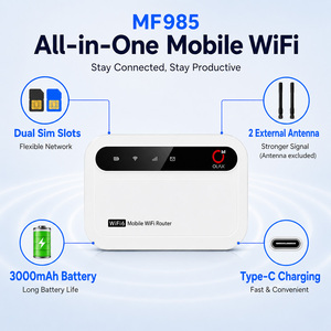 <span class=keywords><strong>Router</strong></span> Móvil de Doble Banda OLAX MF985 WiFi6, WiFi de Bolsillo Cat4, <span class=keywords><strong>Tarjeta</strong></span> SIM de Alta Velocidad Ilimitada, Batería de 3000 mAh, Firewall, WDS/WPS - Product Image 3