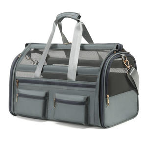 Oxford Malzeme Çapraz Askılı Köpek Kedi Taşıyıcısı, Çift Dış Cepli, Nefes Alabilen Tasarım ve Geniş Alan - Model B45 (Baoding) - Product Image 1