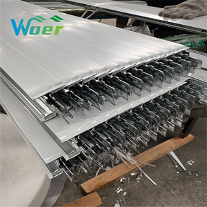 Nhà Máy Bán Buôn Chi Phí Thấp Vật Liệu Trang Trí Trần Lưới Phụ Kiện Thép Mạ Kẽm Trần Lưới T Thanh - Product Image 5