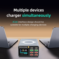 Nouveauté 2026 : Chargeur rapide Pd Qc 80w avec affichage numérique intelligent - Station de charge de bureau pour ordinateurs portables et appareils mobiles
