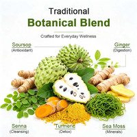 Soursop Bitters Exotic Herbal Oral Liquid Supplement Gut Support Detox Vitality Herbal Formula OEM ODM Wholesale Private Label