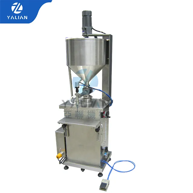 Factory Direct Price Pump Vaseline Hot Balm Machines Full Pneumatic Grease Filling Machine With Heater
